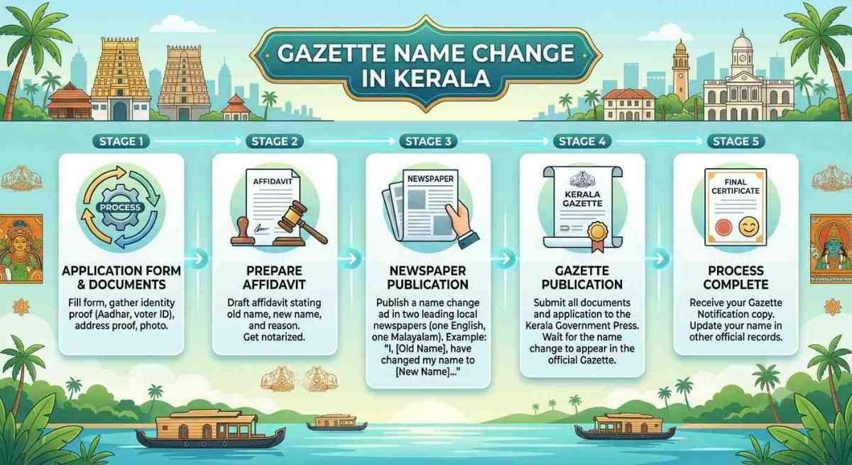 Gazette Name Change in Kerala...