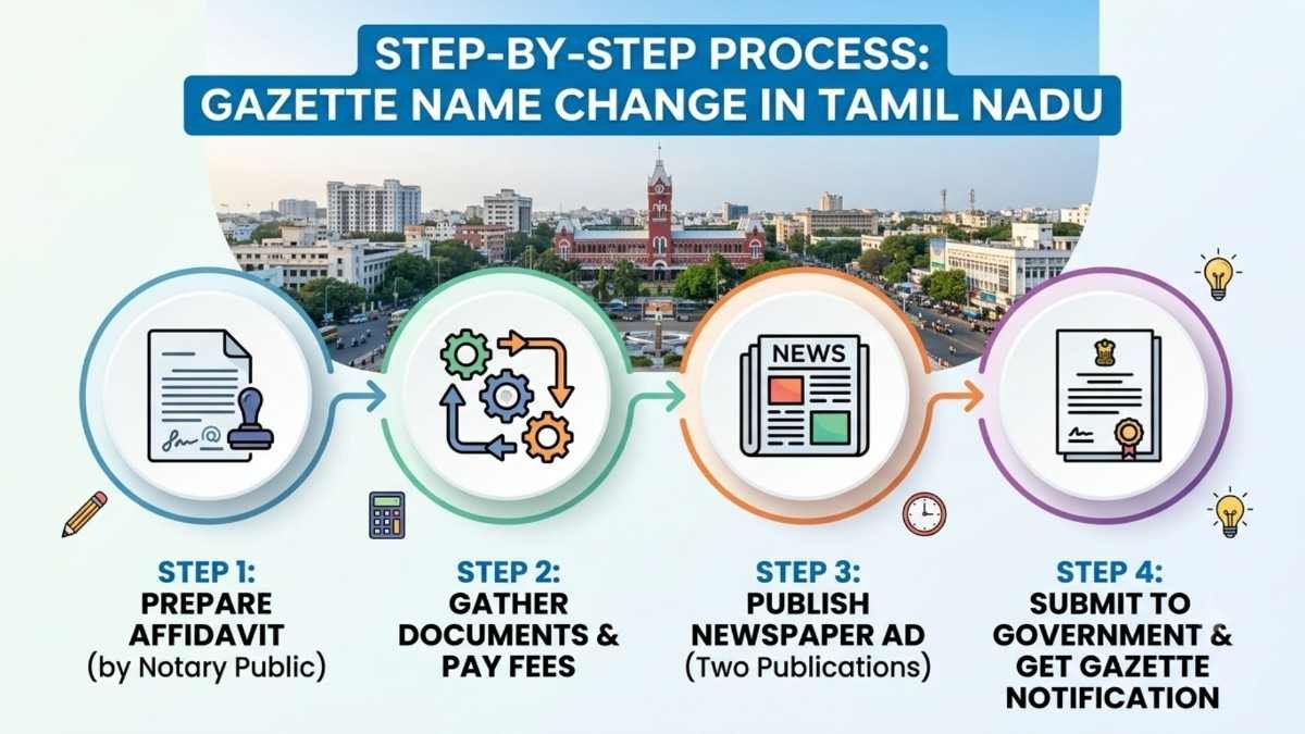 Gazette Name Change in Tamil Nadu