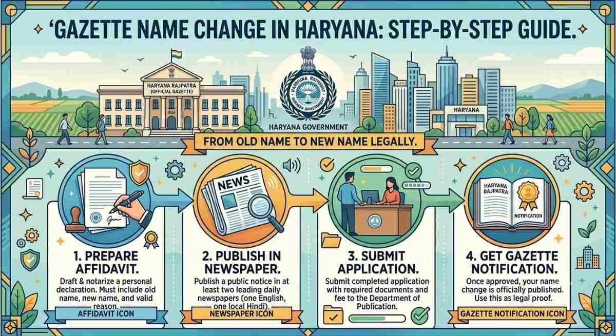 Gazette Name Change in Haryana: Complete Guide