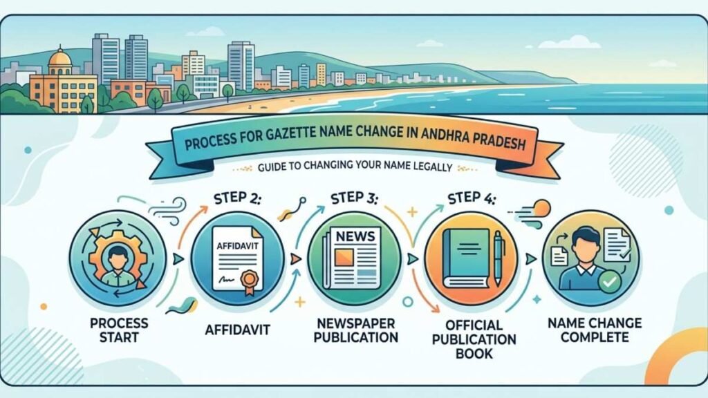 Step-by-step process for Gazette Name Change in Andhra Pradesh