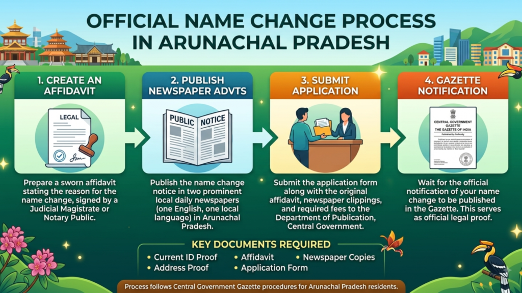 Gazette Name Change in Arunachal Pradesh