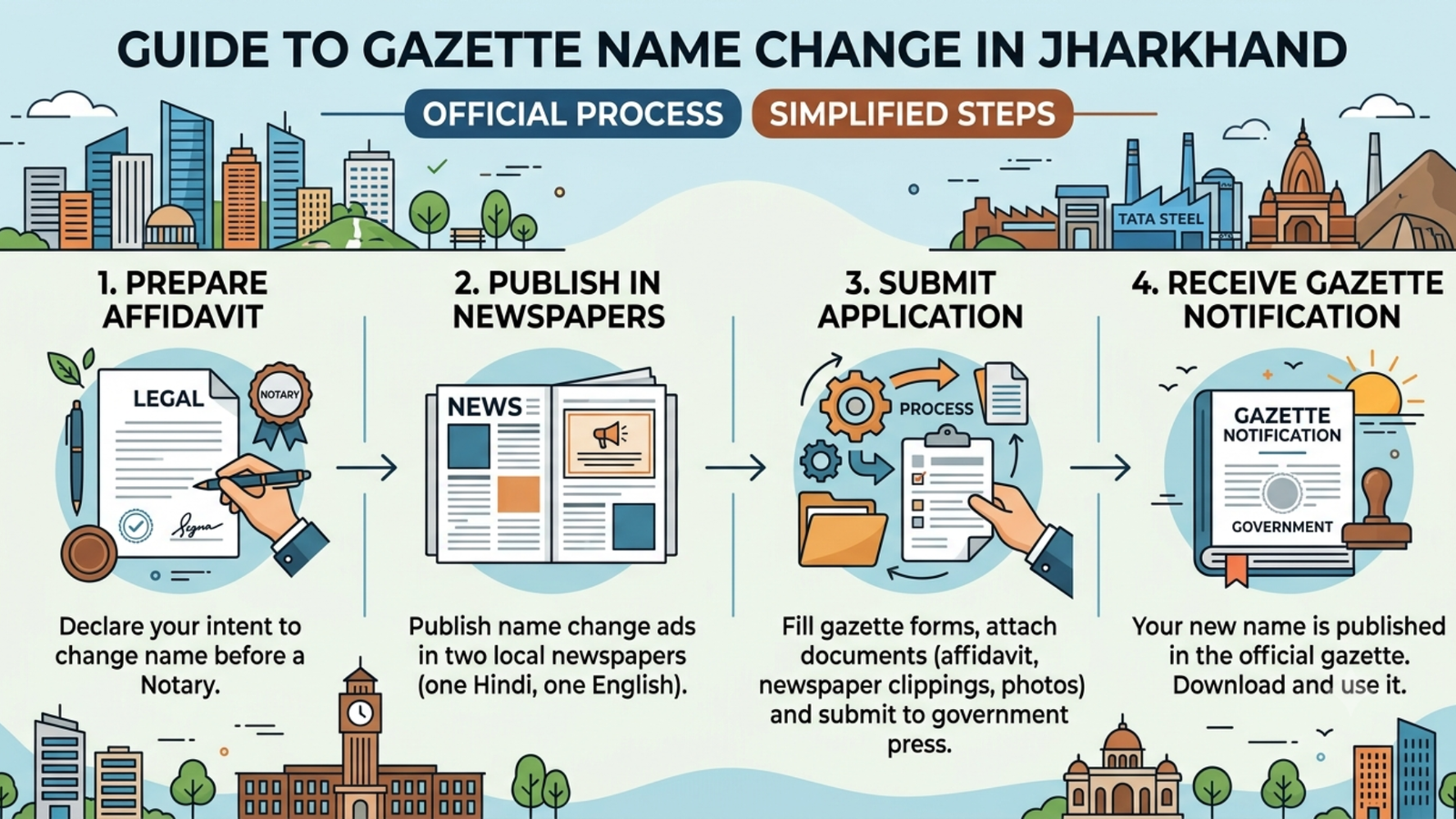 Gazette Name Change in Jharkhand