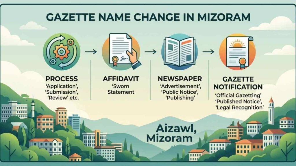 Gazette Name Change in Mizoram
