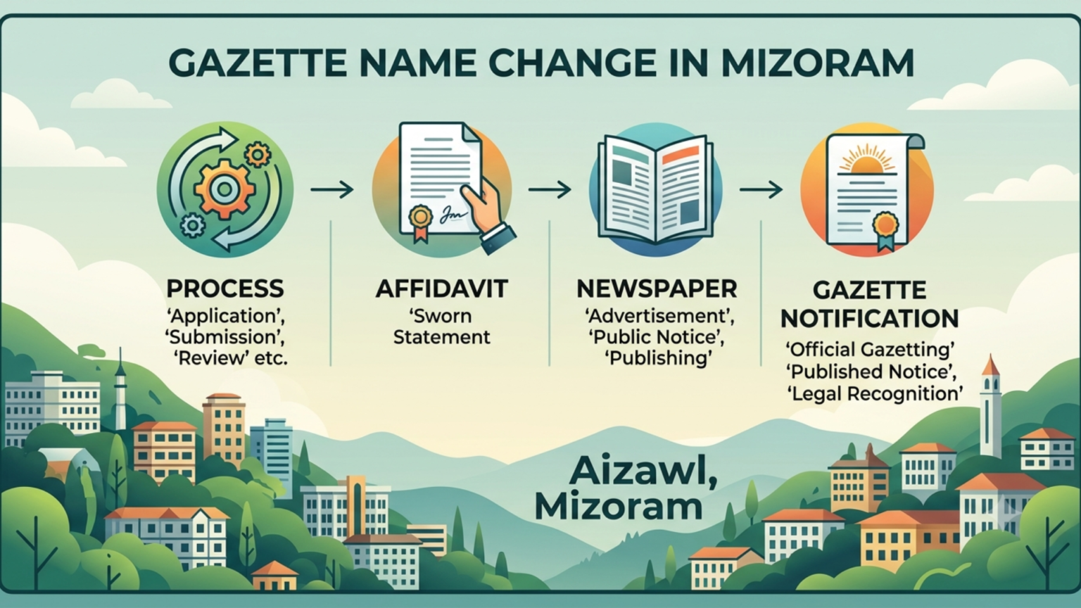 Gazette Name Change in Mizoram