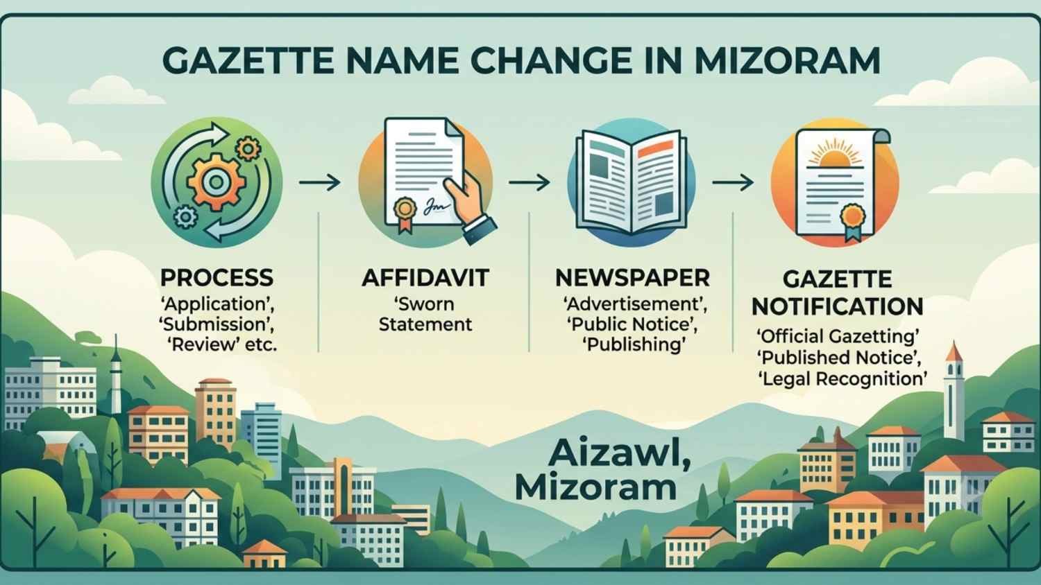 Gazette Name Change in Mizoram