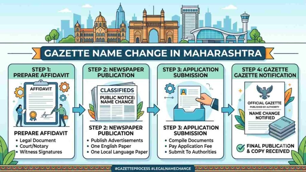 Gazette Name Change in Maharashtra
