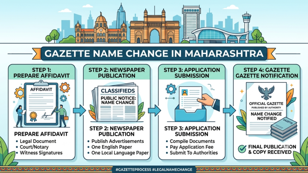 Gazette Name Change in Maharashtra