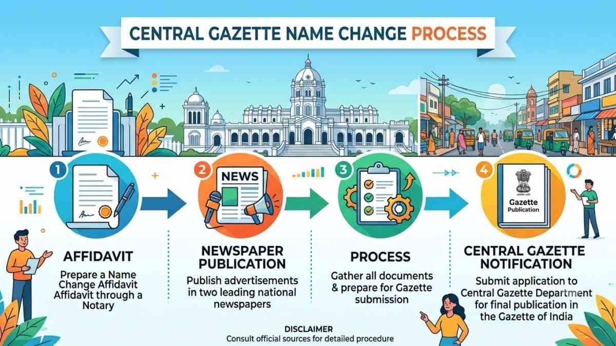 Official Gazette name change in Agartala procedure and documentation guide